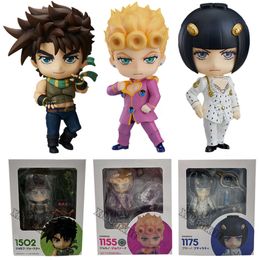 Finger Toys #1155 Jojo's Bizarre Adventure Anime Figure #1175 Golden Wind Bruno Bucciarati Action Figure 1502 Joseph Joestar Figure Doll Toy