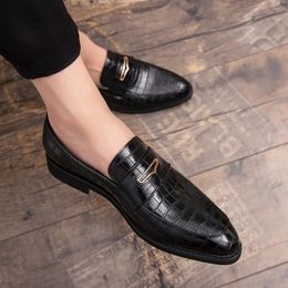 Dress Shoes italian shoes casual brands slip on formal luxury dress men loafers moccasins genuine leather driving big size 48 o4 231013