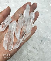 100g Bulk Rough white clear quartz Crystal Large Raw Natural Stones wand point specimen Reiki Crystal Healing drop about17619435