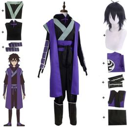 Cosplay Anime Cartoon Killer Scissor Assassin Seven Cosplay Costume Wig Adult Woman Man Child Outfit Hallowen Carnival Party Suit