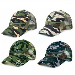 Visors 3-9 Yrs Military Baseball Caps Outdoor Camouflage Baby Boy Mesh Cap Kids Summer Boys Girl Children Net Casual