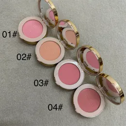 2023 Marca de luxo luminosa fosca bochechas olhos blush em pó 5,5g base maquiagem bronzer blush pó prensado 4 cores de alta qualidade ferramentas de beleza facial para meninas