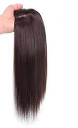 Topper per capelli Top Toupee Parrucchino 3 Clip nell'estensione dei capelli Capelli sintetici senza frangia Per le donne Resistente al calore 2202175788978