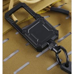 Keychains 70CM Multifunctional Roll Retractable Keychain Bag Recoil ID-Card Holder Keyring Stainless Steel Rope