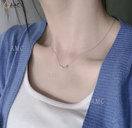 Gift-box AMC 925 Sterling Silver Jewellery Necklace Multi style Large Medium and Small Size Women Jewellery Wholesale Girlfriend gift6764242