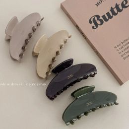 Woman Senior fan-shaped Acetate Hair Claws Ladies Hairpins Ponytail Clip Headwear Barrettes Girls Hair Clips