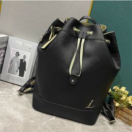Designer Backpack Luxury Bucket Tote 7a Quality 2023 cowhide Large Capacity Backpack Unisex Outdoor Sports Bag Pull rope Travel Shopping bag M55171 wholesale