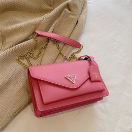 Fashion Bag 2023 Summer New Korean Edition Women's Chain Single Shoulder Crossbody Small Squarecode 3298