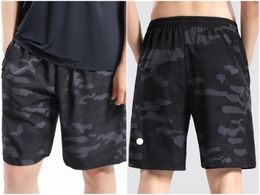 Lu Lu Shorts Mens Men Pants Running Sport Loose Trainer Short Trousers Sportswear Gym Exercise Adult Fiess Wear Elastic Breathable Camouflage swe