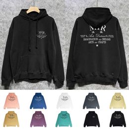 Oversize sweaters men women hoodies A 23 miri designer hoodie fashion printed hooded sweater men's sweatshirt cotton hood pullover jacket