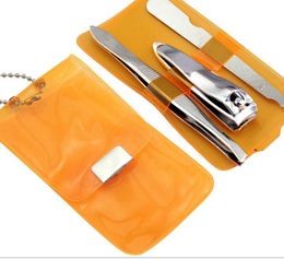 High Quality 50pcs Stainless Steel Nail Care Set Pedicure Scissors Tweezer Knife Ear Pick Utility Nail Clipper Kit Manicure Set ZZ