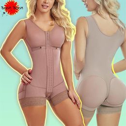 Women's Shapers Fajas Colombianas Skims Reductoras Y Moldeadoras Postparto Full Body Shaper Women Post Compression Garment Tu205I