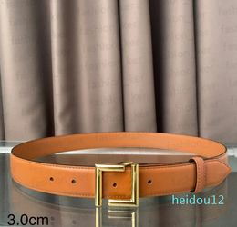 Simple Belt Genuine Leather Belts Fashion Accessories for Man Woman