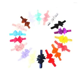 Bandanas 20 Pcs Infant Hair Bow Headbands Baby Ties Kids European American Infants Child