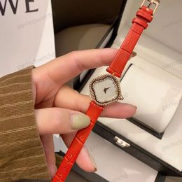 womens watch designer high quality fashion casual cowhide watch strap quartz movement watch waterproof luxury watch with box