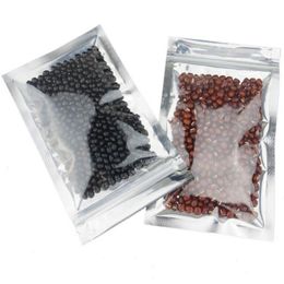 Smell Proof Bag Resealable Zipper Bags Food Storage Packaging Pouch Empty Aluminium Foil Self Seal Pouches Bvrgp