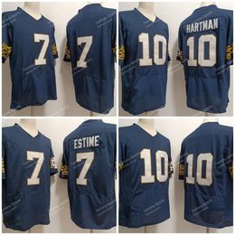 Notre Dame Sam Hartman Football Jersey Audric Estime Joe Alt Isaiah Foskey Tyler Buchner Brandon Joseph Benjamin Morrison Notre Dame Fighting Irish Jerseys NAVY