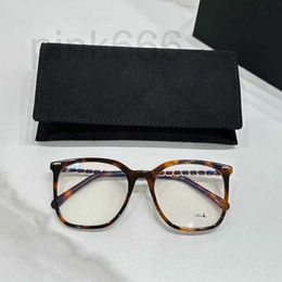 Fashion Sunglasses Frames Designer Eyeglass frame, plain face, square and round face, suitable for myopic women with high astigmatism, large frame, and small face CS7U
