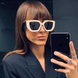 Sunglasses 2022 Vintage Fashion Square Sunglasses Women Men Famous Luxury Brand Designer Big Frame Computer Sun Glasses For Female UV400 YQ231014