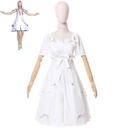 Cosplay Game Final Fantasy Xiv A Realm Reborn Ryne Minfilia Cosplay Costume Anime Pure White Witch Dress Hallowen Carnival Party Suit