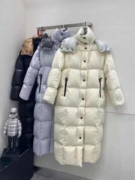 Women's Outerwear Down Jacket Designed Mens women monclairs Puffer Jacket Zipper Winter Thickened Outerwear Long Hooded Warm Wear A Luxury Brand Coat Windproof