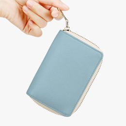 diy bags Zipper Card Holder custom bag men women bags totes lady backpack professional black production babyblue personalized couple gifts unique 16898