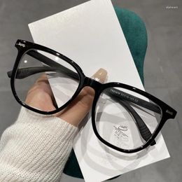 Sunglasses Anti-Blue Light Radiation Optical Eyeglasses Frames Women Trendy Ultra Large Clear Square Glasses Unisex Computer Eyewear