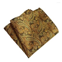 Bow Ties Handkerchief Men Fashion Square Towel Paisley Pocket Luxury Accesoire Costume Homme