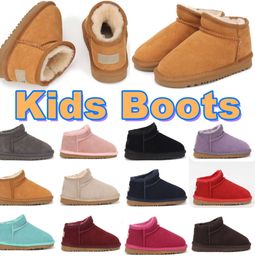24 Baby boots kids designer Shoes Toddlers Boys girls snow boot low kid winter warm booties youth