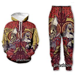 Men's Tracksuits Phechion Men/Women Death 3D Print Clothing Long Sleeve Fashion Sweatshirt Hoodies Sport Casual Pants Z73