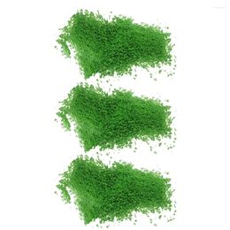 Decorative Flowers 3 Bags Tree Powder Fake Lawn Material Flower Pot Decorations Flocking Trees Sponge Scene Layout Scatter Moss