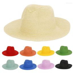 Berets Fashion Solid Colour Light Plate Sun Hat Retro Multi-colour Outdoor Men And Women Travel Beach