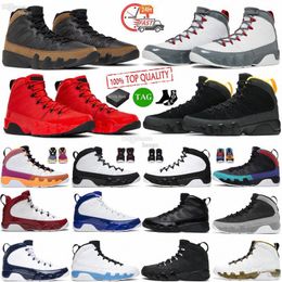 Jumpman 9 scarpe da basket da uomo 9s Countdown Pack Chile Fire Red University Gold Powder Blue scarpe da ginnastica da uomo scarpe da ginnastica YsQ3 #