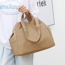 Evening Bags Traveling Shoulder For Women 2023 Latest Trendy Handbags Oxford Cloth Water Proof Tote Multi Pockets Shoppers 231013