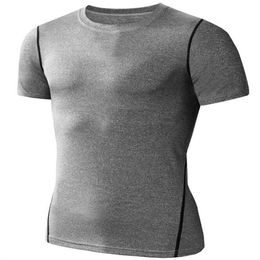 New Fashion Men Sport Jerseys Short Sleeve Tshirt for Running Gym Training Wear Baselayer Fitness Tee Tops Compression T Shirt Men230j