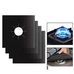 Other Kitchen Tools 0.2Mm Stove Burner Ers Liners Double Thickness Reusable Non-Stick Heat-Resistant Gas Range Protectors F Homefavor Dhyms