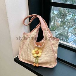 Shoulder Bags woven large capacity fashionable and handbag 2023 summer new bag This year's popular tote bagstylishhandbagsstore