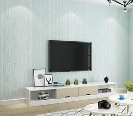 Wallpapers Thickened Non-woven Wallpaper Modern Simple Pure Color Warm Bedroom Dormitory Living Room TV Background