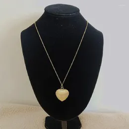 Pendant Necklaces Heart-shaped Necklace Beautiful Female Jewelry Gift Copper Material