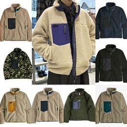 Winter Mens Jackets fleece varsity jackets Lamb Cashmere hoodies pullover hooded jogger women outwear coats S-2XL Jsikm