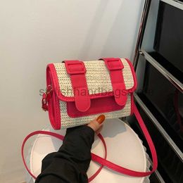 Cross Body Weaving Colour simple 2023 summer new fashionable and shoulder crossbody bag forstylishhandbagsstore