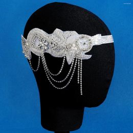 Hair Clips Bridal Jewelry Rhinestones Pearl Headbands Hairbands For Brides Women Headdress Headwear Headpieces Wedding Accessories