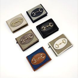 Modedesigner Brieftasche Frauen kleine Brieftasche schlanke Mini -Brieftaschen Geldbörse mit Kiste