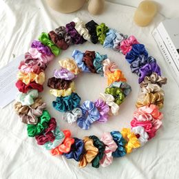 Wedding Hair Jewelry 40PCS Value Wholesale French Elastic Hair Scrunchies For Women Hair Ties Rubber Band Hair Rope Accessories Lady Headdress 202 231013