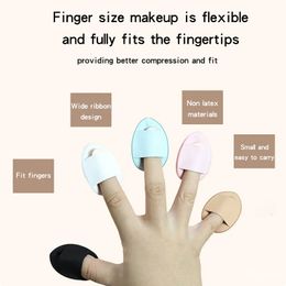 Sponges Applicators Cotton Powder Puff Mini Finger Small Air Cushion Drops Concealer Magic Tool Makeup 231013