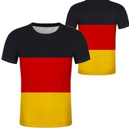GERMANY t shirt custom diy name number deu t-shirt nation flag de country german bundesrepublik college print po clothes222B