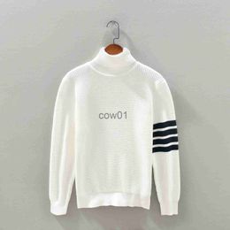 Men's Sweaters 2023 Spring Autumn Winter Solid Casual Plush Turtleneck Men's Loose Bottom Double Faced Velvet Sweater Simple Warm Big Size Top J231014