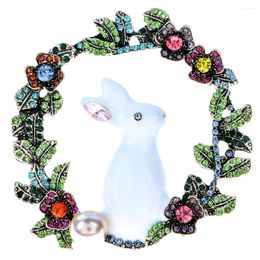 Brooches CINDY XIANG Rhinestone For Women Small Cute Animal Pin White Colour Wedding High Quality 2023