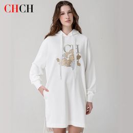 Men's Hoodies Sweatshirts Sweater Dress for Ladies Long Sleeve 2023 Fashion Print Soft Comfortable Warm Casual Coat Lengthened Sweatshirt Women 231013