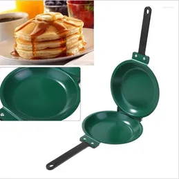Pans Non-stick Flip Pan Ceramic Pancake Maker Double Side Frying Green Coating Household Kitchen Cookware
